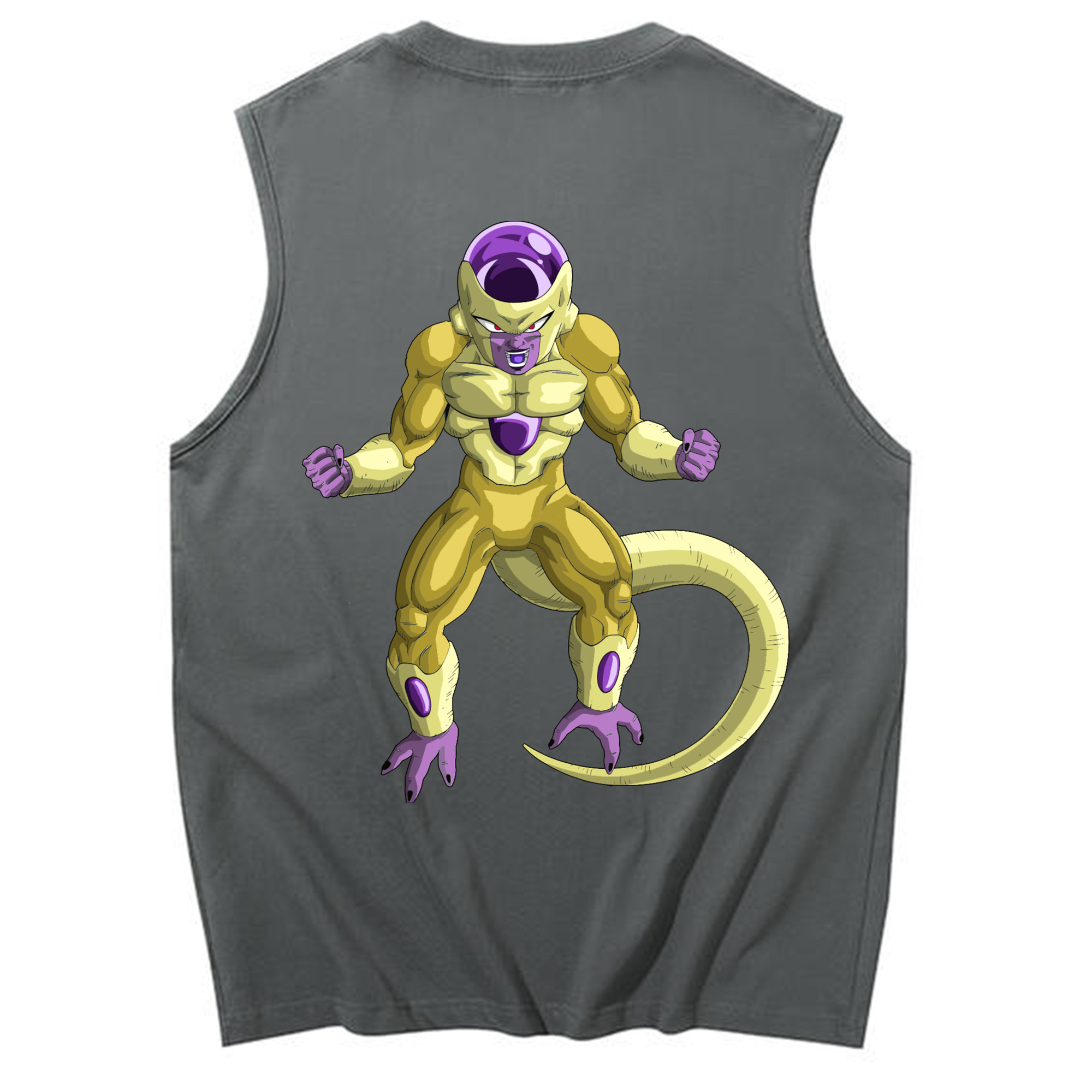 （画像用） ドラゴンボール フリーザ DRAGON BALL Frieza コットン100％タンクトップ（背面プリント）